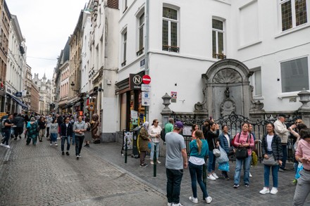 Manneken Pis The Urinating Boy Statue In Brussels, Belgium - 03 Jun 2019
