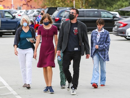 Ben Affleck with his kids, Los Angeles, California, USA - 18 Aug 2021