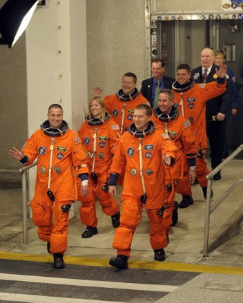 Six Person Crew Nasas Space Shuttle Editorial Stock Photo - Stock Image ...