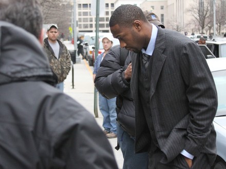 Wizards guard Gilbert Arenas arrives at court for handgun charge in Washington, District of Columbia, United States - 15 Jan 2010