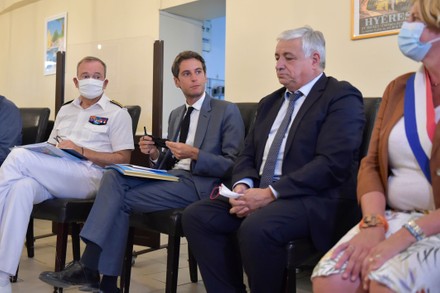Government Spokesman, Gabriel Attal's Official visit in France - 18 Aug 2021