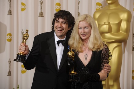 Bob Murawski Chris Innis Hold Oscars Editorial Stock Photo - Stock ...