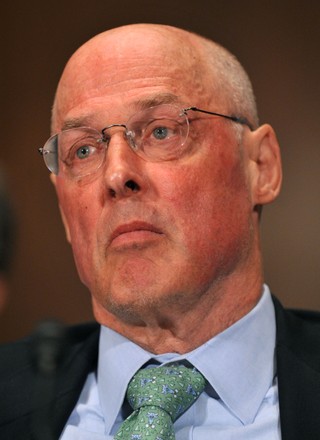 Former Treasury Secretary Henry Paulson testifies on investment banking in Washington, District of Columbia, United States - 06 May 2010