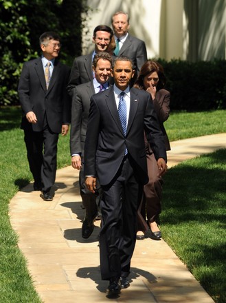 Obama discusses job growth of 290,000 in Washington, District of Columbia, United States - 07 May 2010