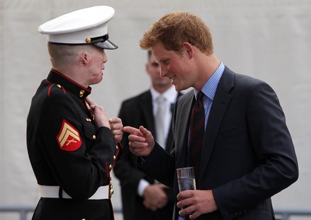 HRH Prince Harry speaks at the Intrepid Sea Air and Space Museum in New York City, United States - 25 Jun 2010