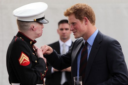 HRH Prince Harry speaks at the Intrepid Sea Air and Space Museum in New York City, United States - 25 Jun 2010