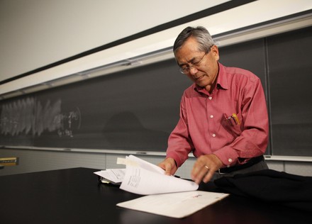 2010 Nobel winner Negishi prepares for class in West Lafayette, Indiana, United States - 06 Oct 2010
