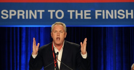 Andrew Breitbart speaks at get-out-the-vote rally in Anaheim, California, United States - 17 Oct 2010