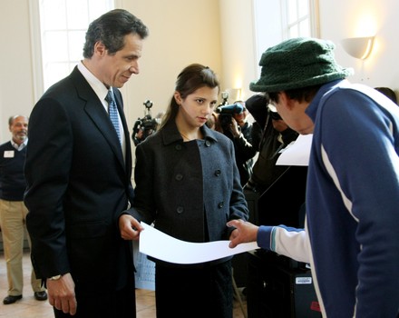 Gubernatorial candidate Andrew Cuomo votes in New Castle, New York, United States - 02 Nov 2010
