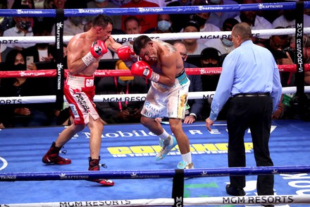 Pacquiao vs. Ugas World Welterweight Boxing Championship fight, Las Vegas, Nevada, USA - 21 Aug 2021