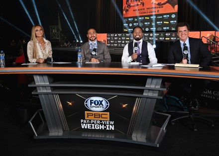 Manny Pacquiao and Yordenis Ugas, Fox Sports PBC PPV Weigh-In, Las Vegas, Nevada, USA - 20 Aug 2021