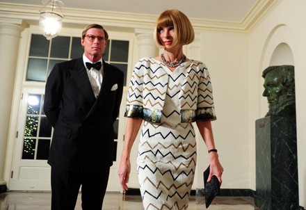 Anna Wintour arrives for the State Dinner for President Hu Jintao of China in Washington, District of Columbia, United States - 19 Jan 2011