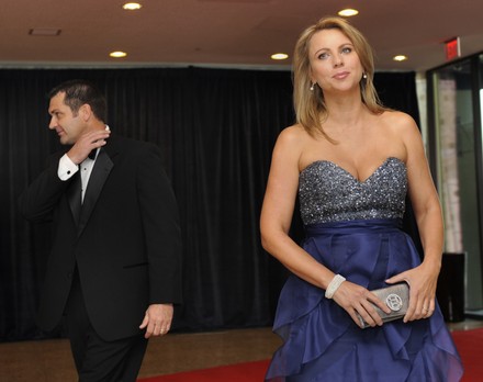 Journalist Lara Logan and husband arrive for White House Correspondent's Assoc. in Washington DC, District of Columbia, United States - 30 Apr 2011