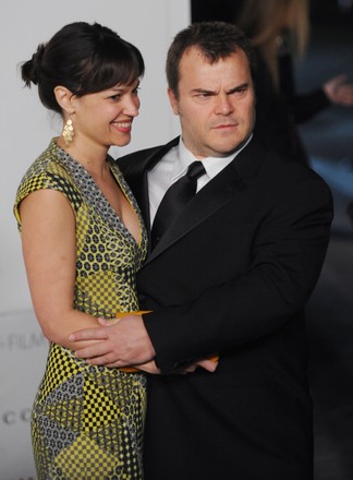 Actor Jack Black His Wife Tanya Editorial Stock Photo - Stock Image