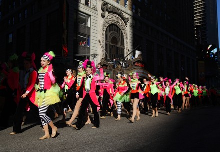 Clowns Make Their Way Down Parade Editorial Stock Photo - Stock Image ...
