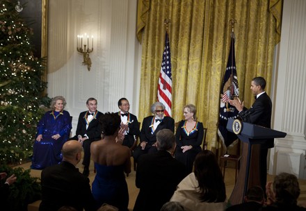 President Obama honors 2011 Kennedy Center Honors recipients in Washington, District of Columbia, United States - 04 Dec 2011