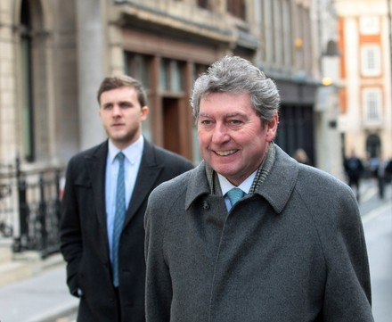 COLIN MYLER ARRIVES TO GIVE EVIDENCE AT LEVESON INQUIRY, London - 14 Dec 2011