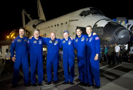 Shuttle Astronauts Land with Endeavour, Cape Canaveral, Florida - 01 Jun 2011