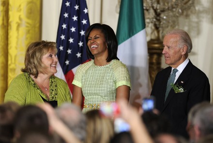 Pres. Obama holds reception for Irish PM Kenny in Washington, District of Columbia, United States - 20 Mar 2012
