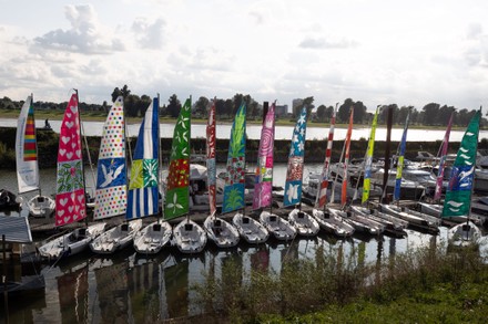 The United Nations Culture Regatta Sailing #Art4globalgoals, Dusseldorf, Germany - 20 Aug 2021