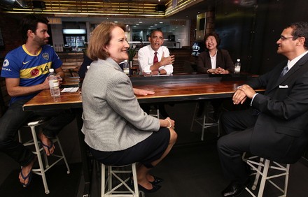 Obama Hosts Small Business Roundtable in Washington, District of Columbia, United States - 16 May 2012