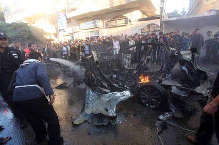 ISRAELI AIR STRIKE IN GAZA - 14 Nov 2012