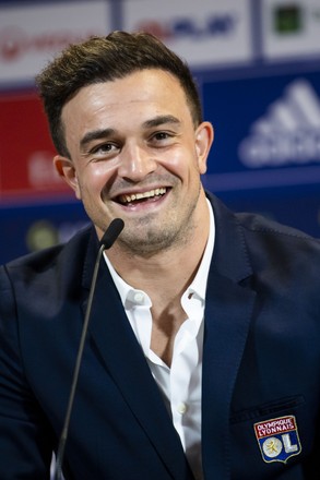 Swiss Soccer Player Xherdan Shaqiri Reacts Editorial Stock Photo ...