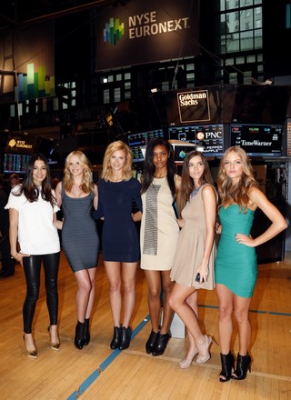 Sports Illustrated Swimsuit models at the NYSE, New York, United States - 11 Feb 2013