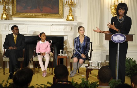 First Lady Michelle Obama holds interactive workshop to mark Black History Month, Washington, District of Columbia, United States - 13 Feb 2013