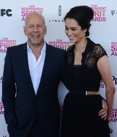 Actor Bruce Willis His Wife Emma Editorial Stock Photo - Stock Image