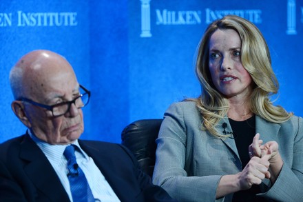Rupert Murdoch and Laurene Powell Jobs join in  discussion on immigration strategy at the Milken Institute Global Conference in Beverly Hills, California, United States - 30 Apr 2013