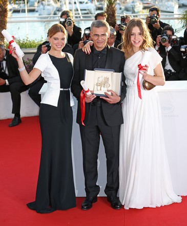 Lea Seydoux L Director Abdellatif Kechiche Editorial Stock Photo