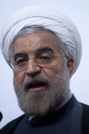 Iranian Presidential Candidate Hasan Rouhani delivers speech in Tehran, Iran - 30 May 2013