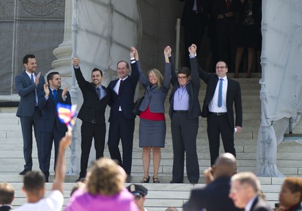 Supreme Court DOMA and Same-Sex Marriage Ruling in Washington, D.C, District of Columbia, United States - 26 Jun 2013
