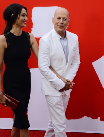 Cast Member Bruce Willis His Wife Editorial Stock Photo - Stock Image