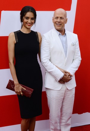 Cast Member Bruce Willis His Wife Editorial Stock Photo - Stock Image
