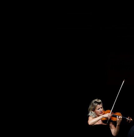 Anne-Sophie Mutter and Lambert Orkis perfrom at San Sebastian, Spain - 26 Aug 2021