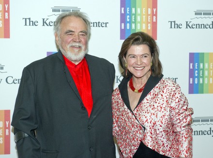 Herbert V. Kohler, Jr. and his wife, Natalie, arrive for the formal Artist's Dinner honoring the recipients of the 2013 Kennedy Center Honors hosted by United States Secretary of State John F. Kerry at the U.S. Department of State in Washington, D.C. on Saturday, December 7, 2013.  The 2013 honorees are: opera singer Martina Arroyo; pianist,  keyboardist, bandleader and composer Herbie Hancock; pianist, singer and songwriter Billy Joel; actress Shirley MacLaine; and musician and songwriter Carlos Santana.