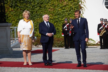Emmanuel Macron meets the Irish President, Dublin, Ireland - 26 Aug 2021
