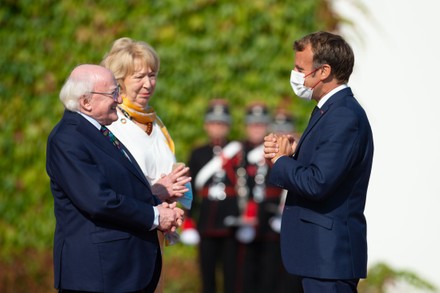 Emmanuel Macron meets the Irish President, Dublin, Ireland - 26 Aug 2021