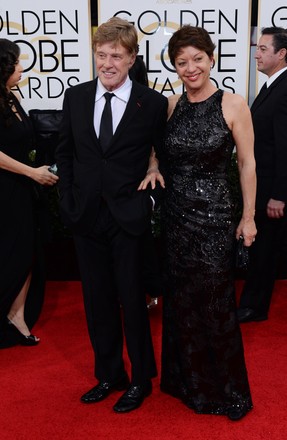 Actor Robert Redford His Wife Sibylle Editorial Stock Photo - Stock
