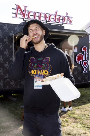 Backstage with Nando's at the Reading Festival, Berkshire, UK - 28 Aug 2021