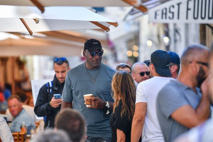 Michael Jordan and Yvette Prieto out for lunch, Dubrovnik, Croatia - 27 Aug 2021