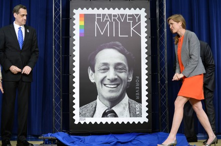 Harvey Milk Forever Stamp Unveiled in Washington, District of Columbia - 22 May 2014