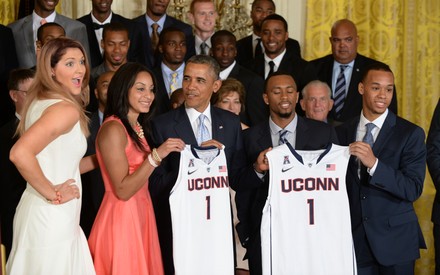 Obama Honors the University of Connecticut Basketball Teams, Washington, District of Columbia, United States - 09 Jun 2014