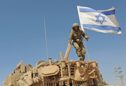 Israeli Tanks Wait To Enter Gaza, Southern Israel, Israel - 02 Aug 2014 ...