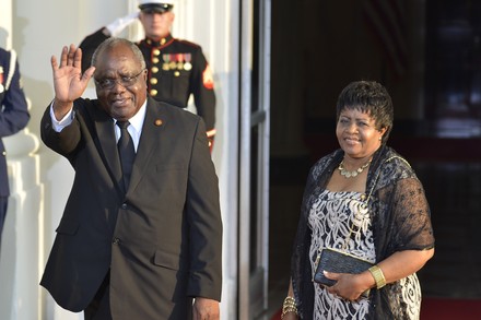 African heads of state arrive for US-Africa Leaders Summit State Dinner in Washington, District of Columbia, United States - 06 Aug 2014