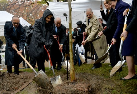 Emmett Till Memorial Tree Planting in Washington, D.C, District of Columbia, United States - 17 Nov 2014