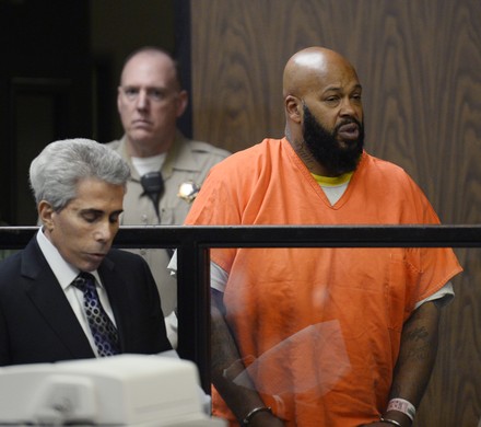 Marion "Suge" Knight pleads not guilty to charges of murder and attempted murder in Compton, California, United States - 03 Feb 2015