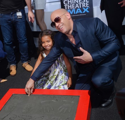 Vin Diesel Handprint Ceremony, Los Angeles, California, United States - 01 Apr 2015